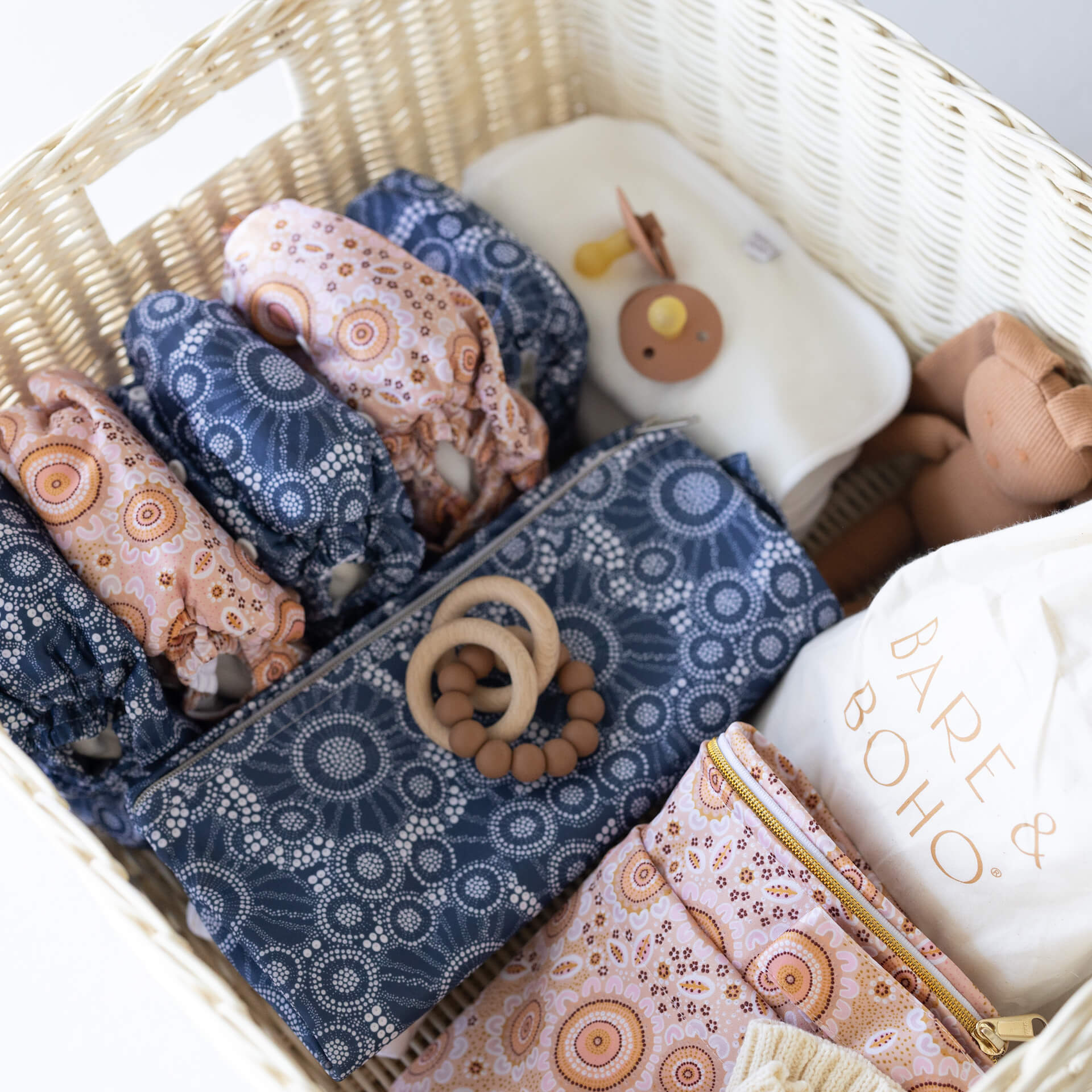 One Size Everyday Flexi Cover Nappy Bundle | Jellyfish Tide