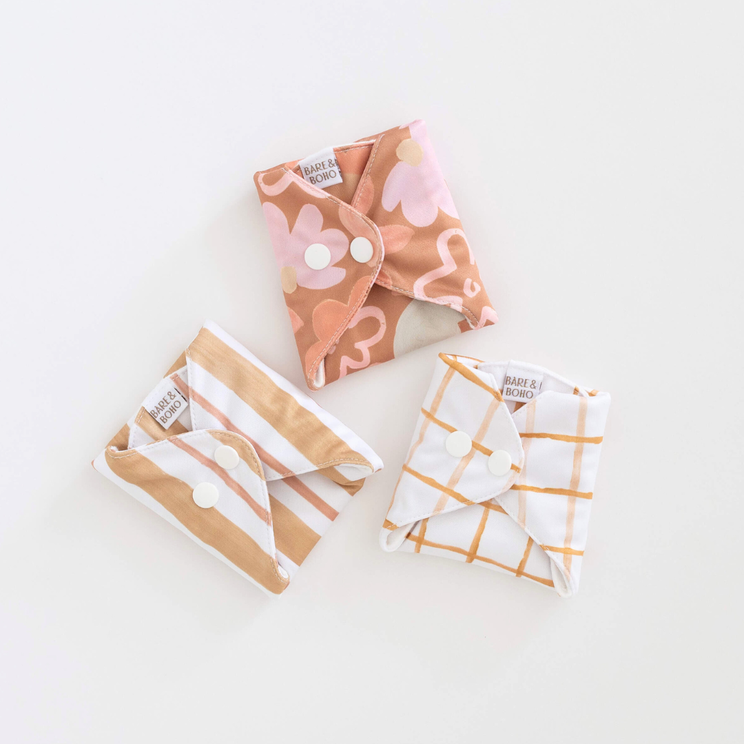 Reusable Cloth Pads Heavy | 3 Pack Posy