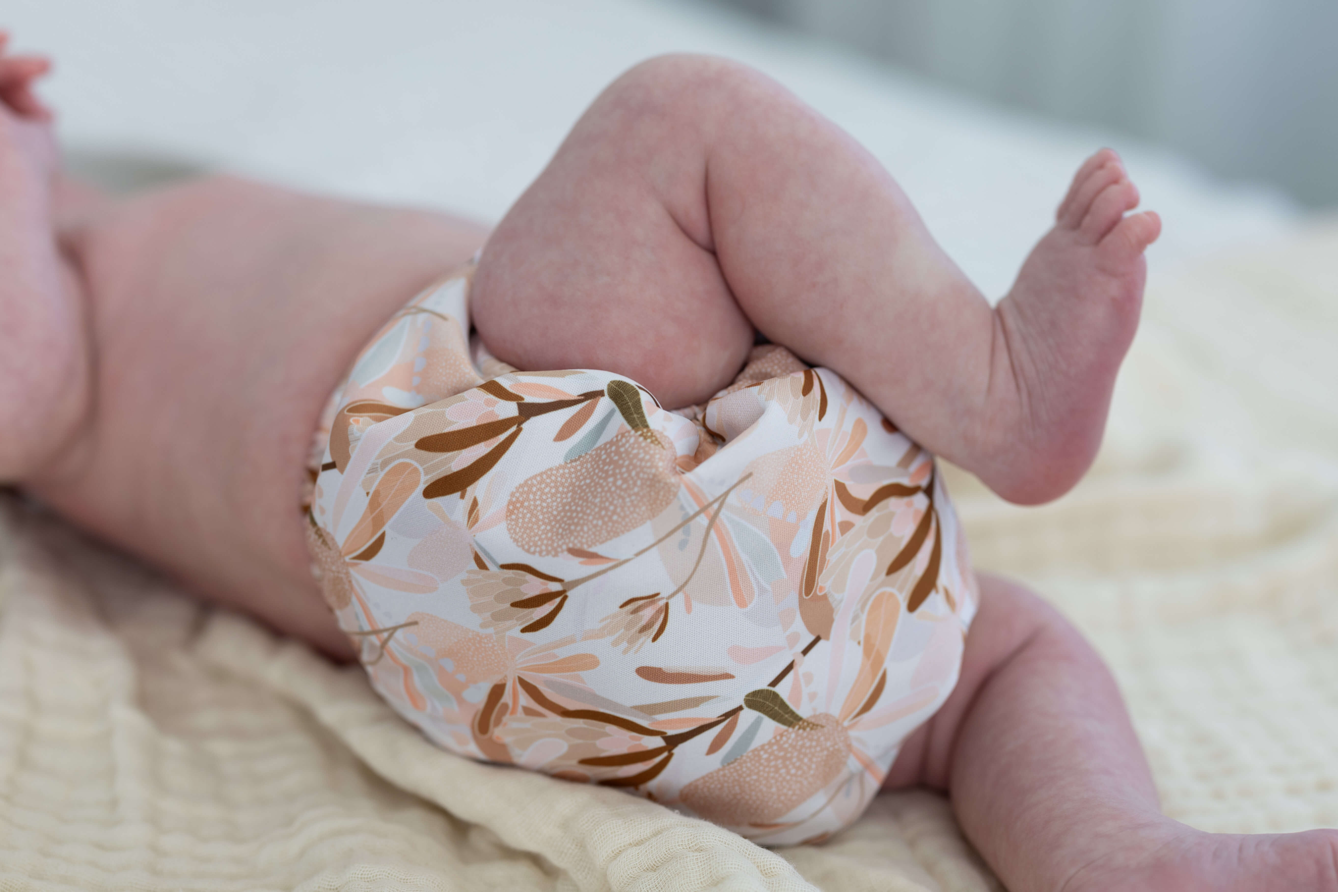 Newborn Everyday Flexi Cover Nappy Bundle | Banksia